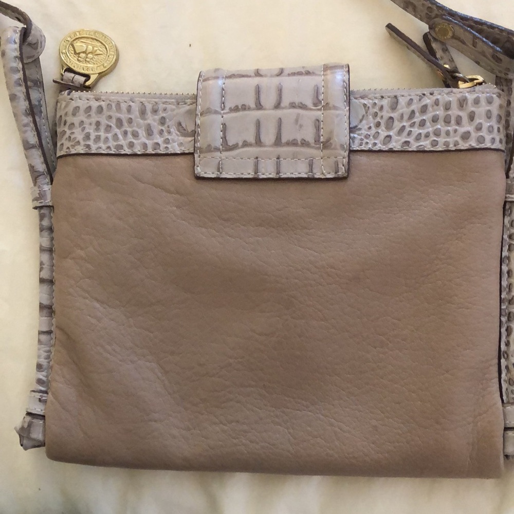 Brahmin Tan and Gray Shoulder Bag - Picture 4 of 6